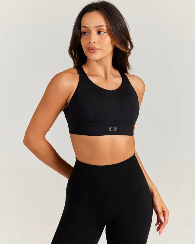 High Support Performance Bra - Black made by Elite Eleven