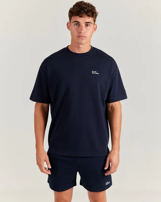 VersaFit Oversized Tee - Navy sold by Elite Eleven