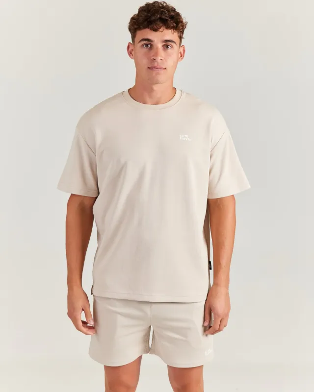 VersaFit Oversized Tee - Light Taupe sold by Elite Eleven