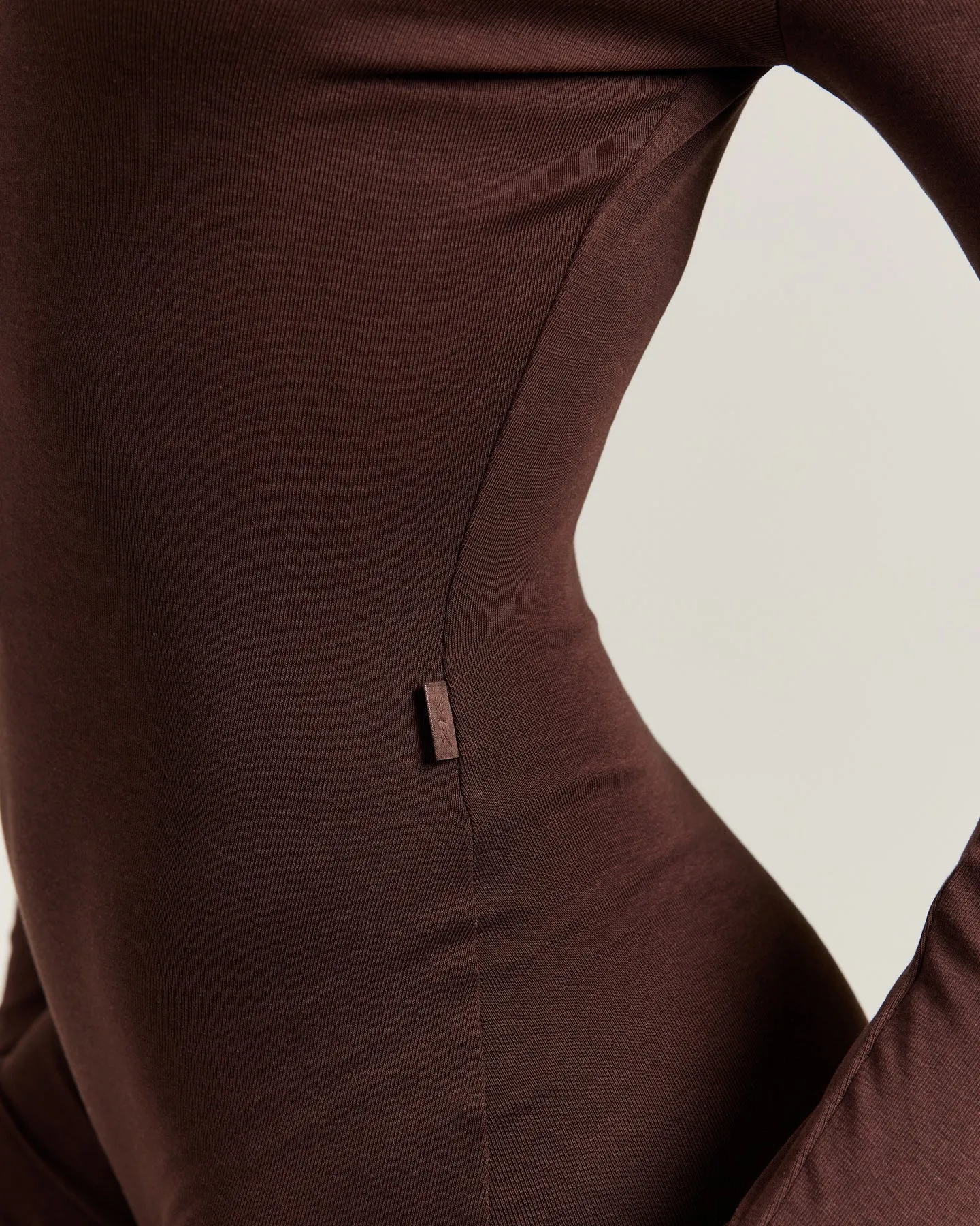 EE Lounge Button Up Unitard - Espresso sold by Elite Eleven product image thumbnail 4