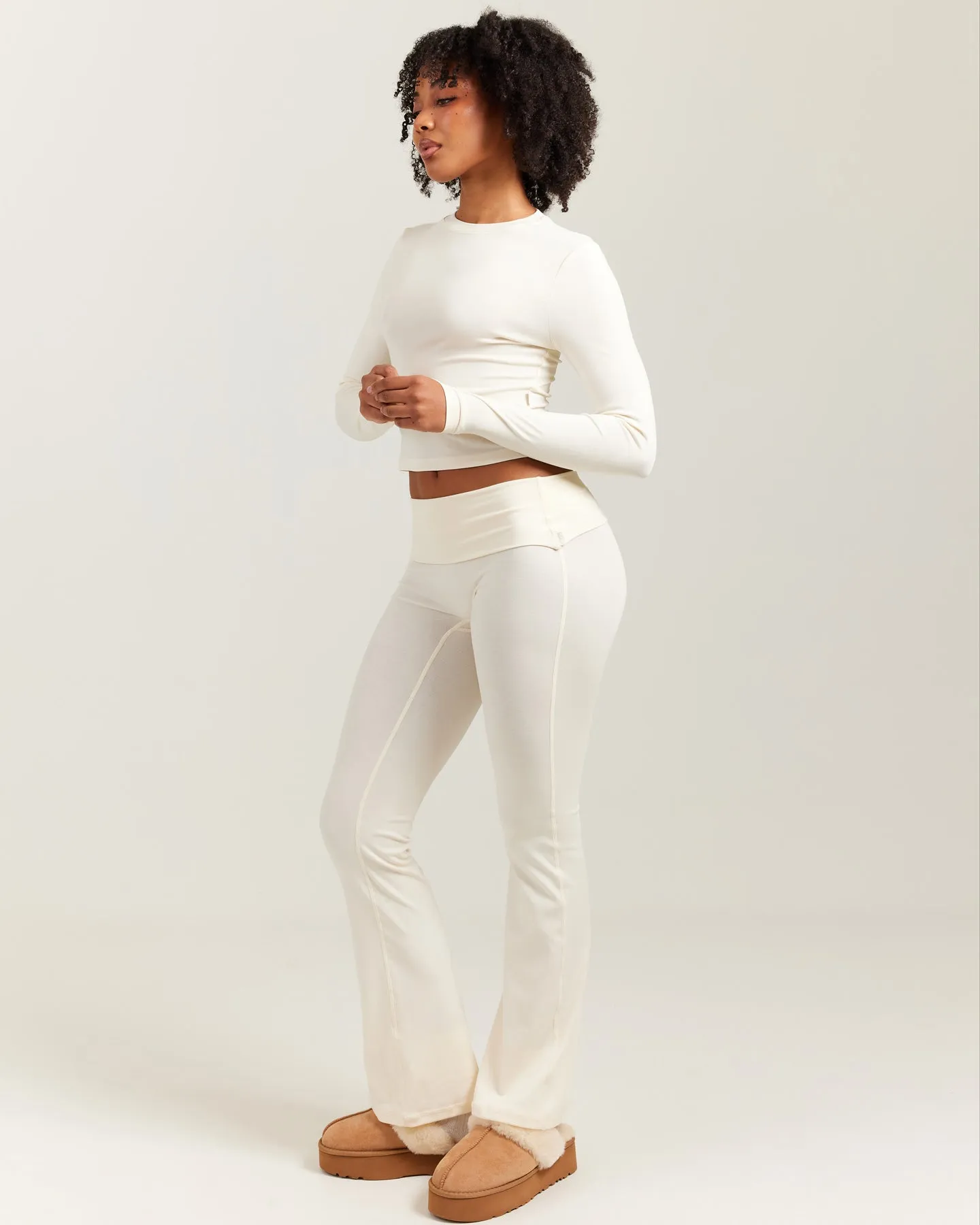 EE Lounge Fold Over Flares - Vanilla sold by Elite Eleven product image thumbnail 4