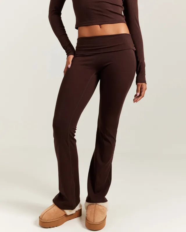 EE Lounge Fold Over Flares - Espresso sold by Elite Eleven
