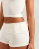 EE Lounge Fold Over Shorts - Vanilla sold by Elite Eleven