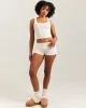 EE Lounge Fold Over Shorts - Vanilla sold by Elite Eleven