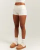 EE Lounge Fold Over Shorts - Vanilla sold by Elite Eleven