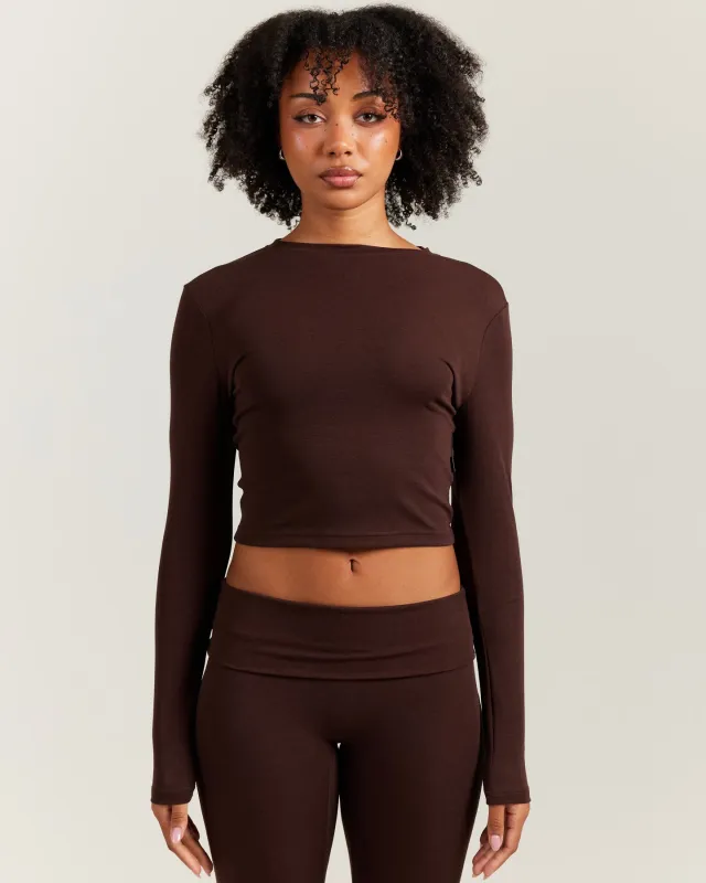 EE Lounge Long Sleeve - Espresso sold by Elite Eleven