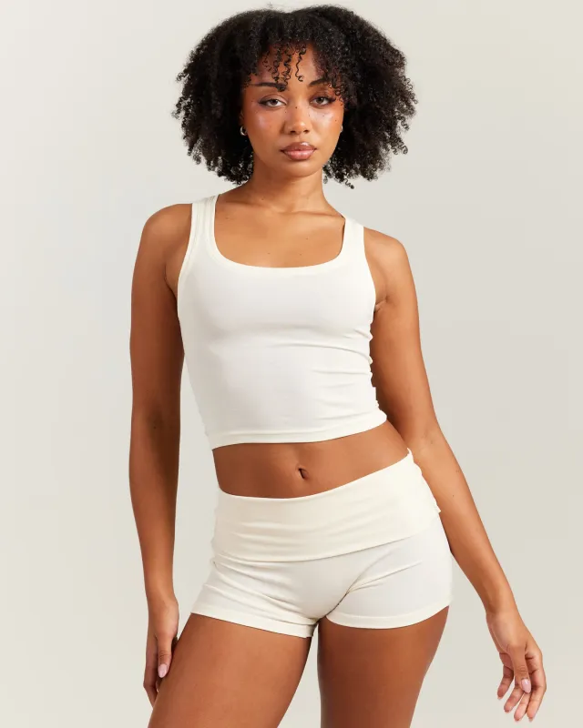 EE Lounge Singlet - Vanilla sold by Elite Eleven