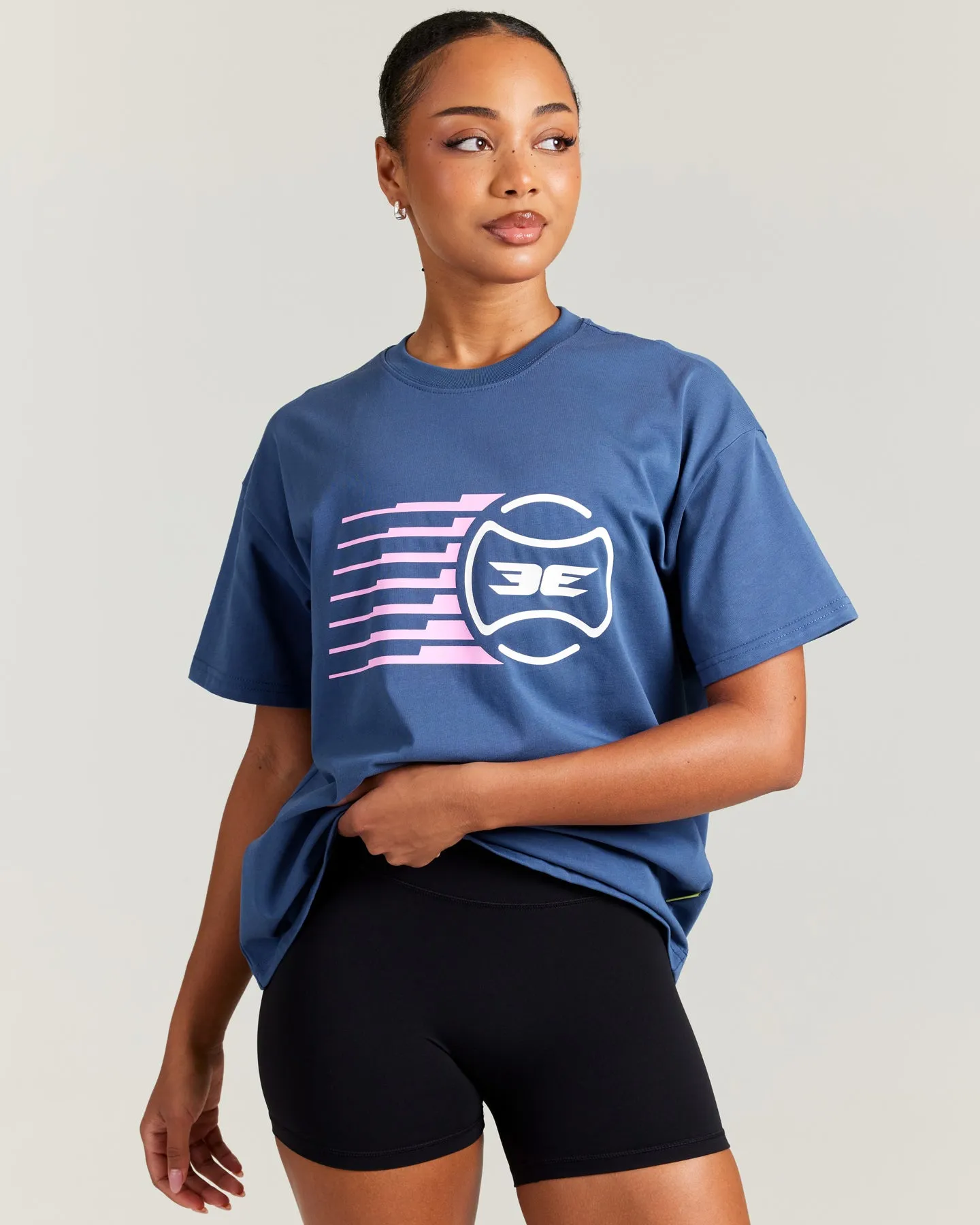 Women's Empire Tee - Steel Blue sold by Elite Eleven