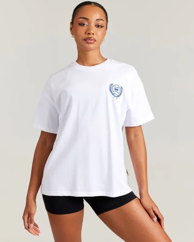 Women's Heritage Tee - White sold by Elite Eleven
