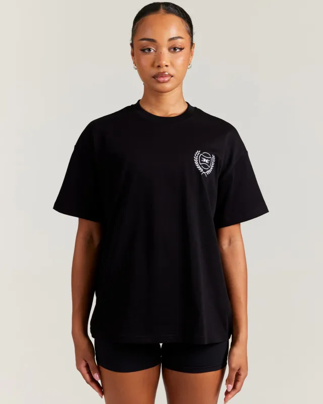 Women's Heritage Tee - Black sold by Elite Eleven