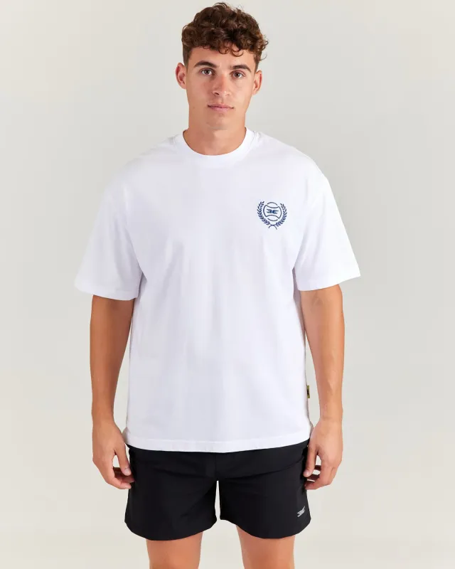 Men's Heritage Tee - White sold by Elite Eleven