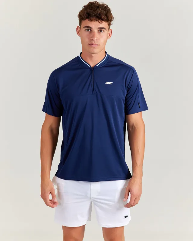 Advantage Zip Tee - Navy sold by Elite Eleven