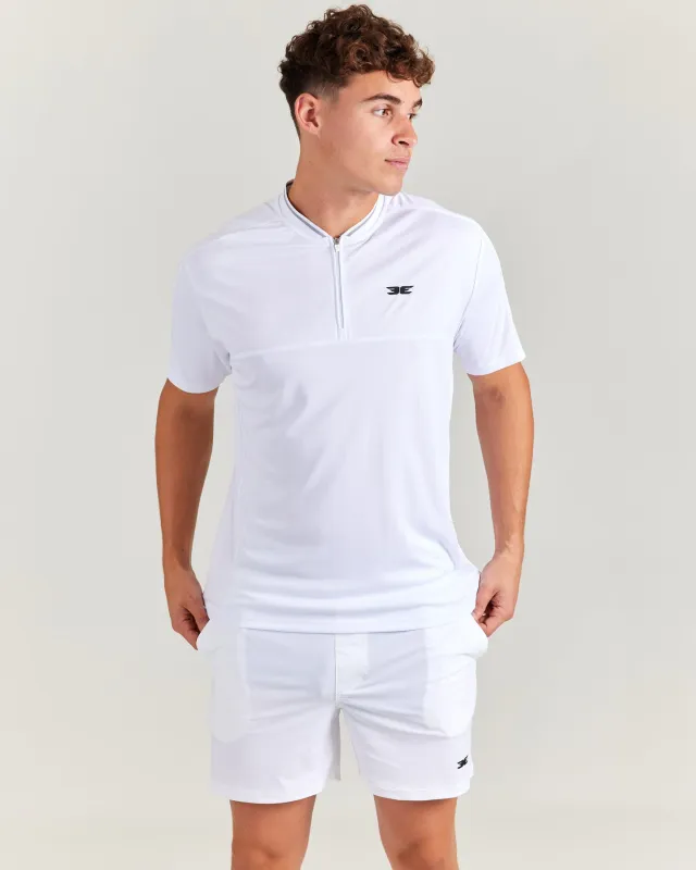 Advantage Zip Tee - White sold by Elite Eleven