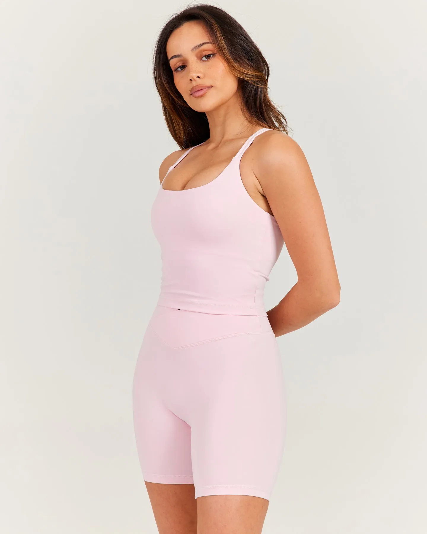 Aura Thin Strap Tank - Blush Pink sold by Elite Eleven product image thumbnail 3