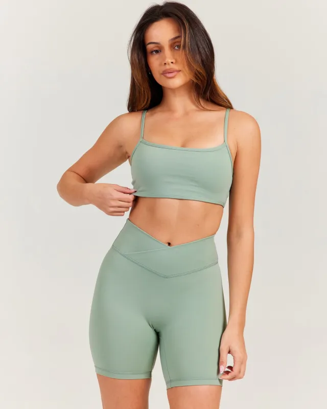Aura Core Bra - Dusty Sage sold by Elite Eleven