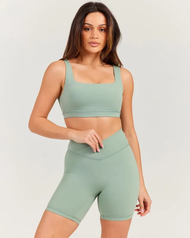 Aura Muse Bra - Dusty Sage sold by Elite Eleven