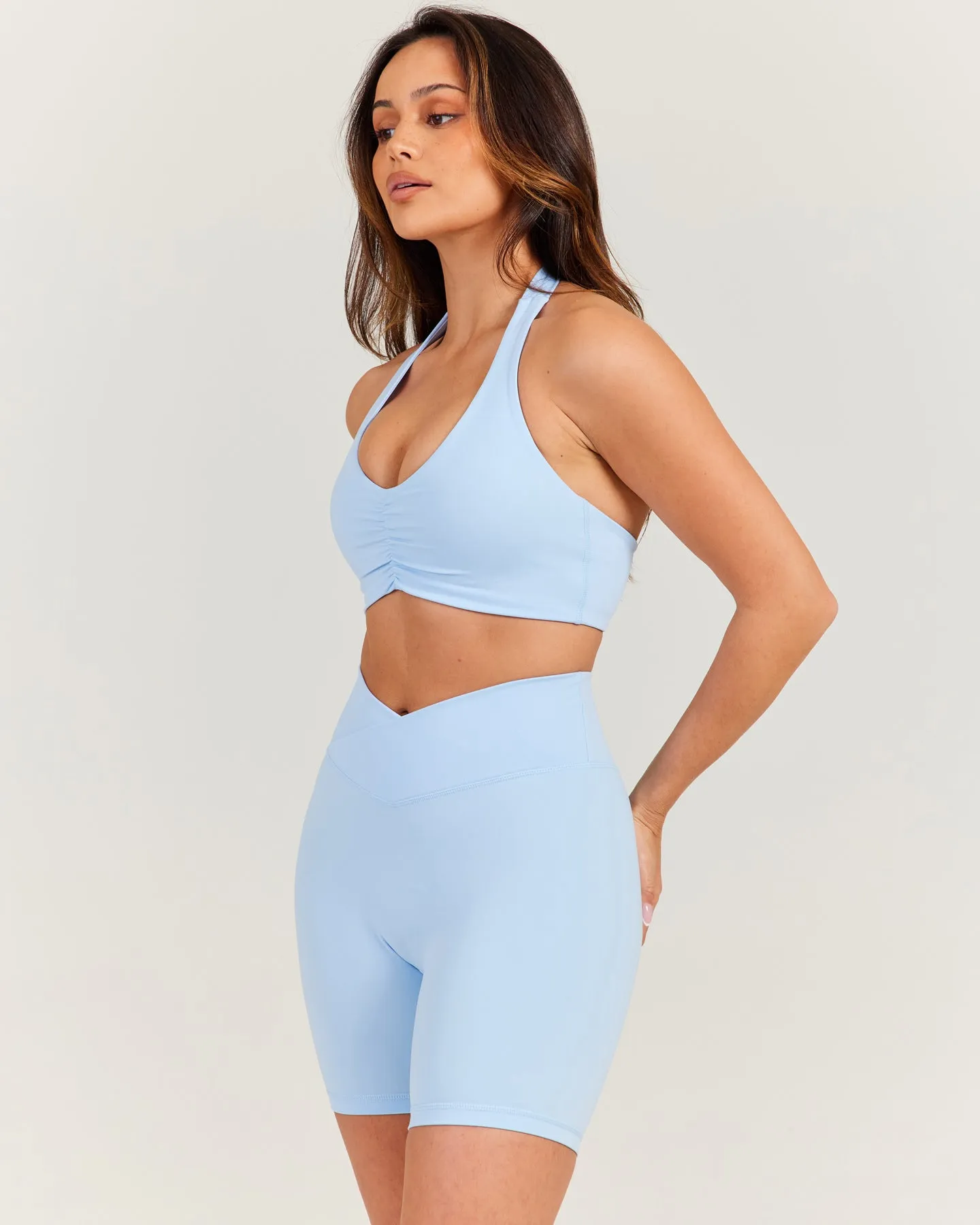 Halter Scrunch Bra - Blue sold by Elite Eleven product image thumbnail 3