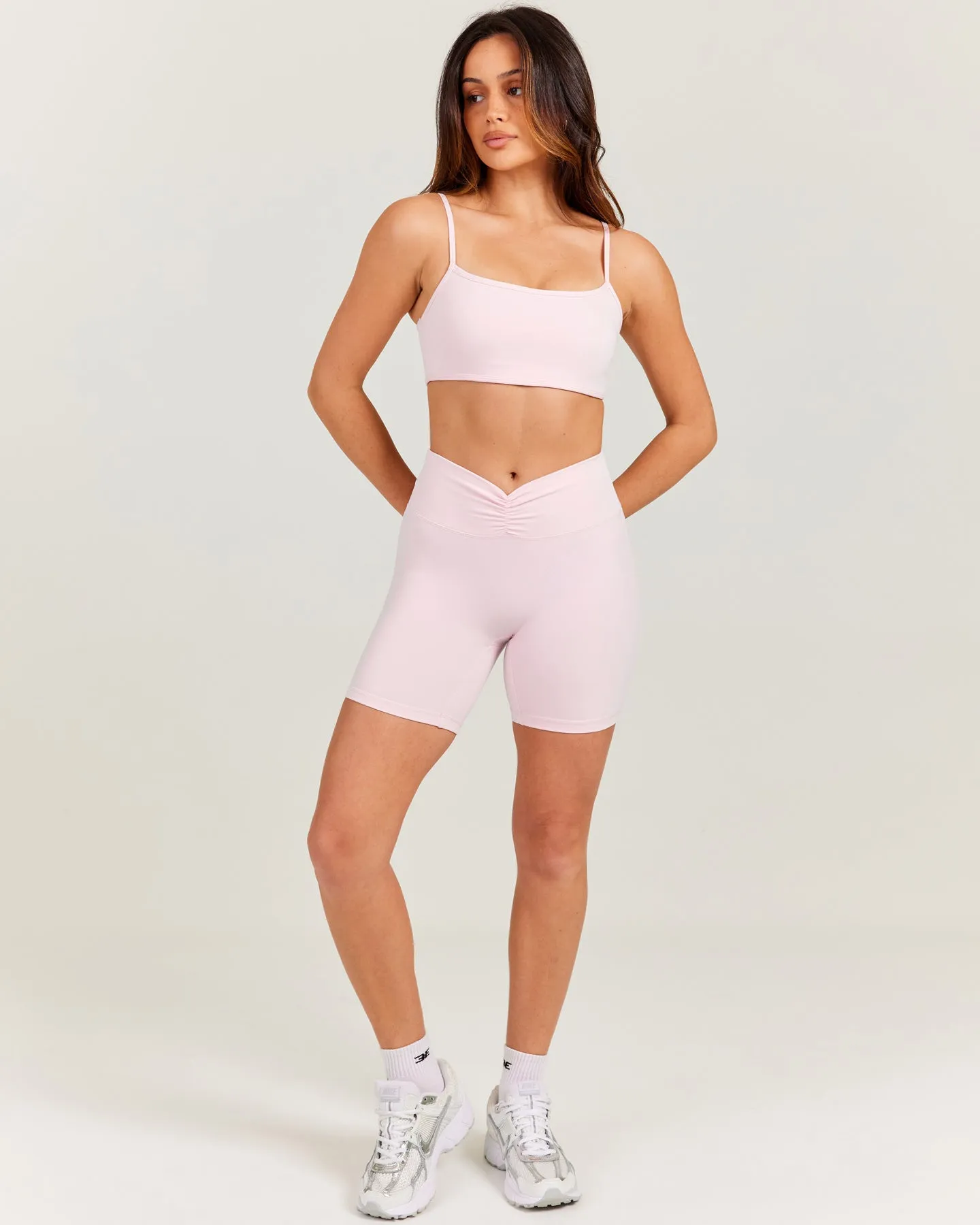 Front Scrunch Shorts - Blush Pink sold by Elite Eleven product image thumbnail 4
