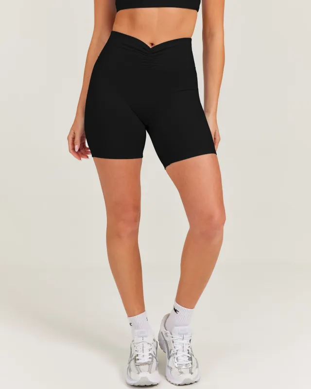 Front Scrunch Shorts - Black made by Elite Eleven