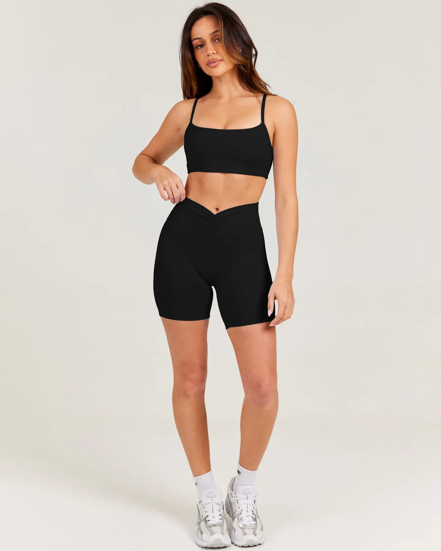 Front Scrunch Shorts - Black sold by Elite Eleven product image thumbnail 4