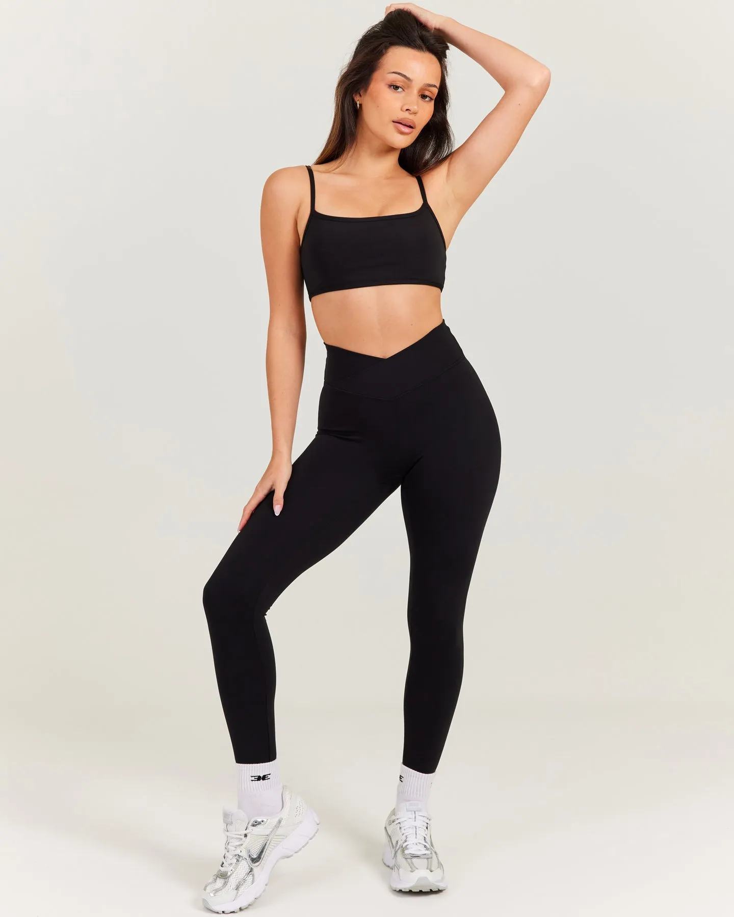 Cross Over Leggings - Black sold by Elite Eleven product image thumbnail 4