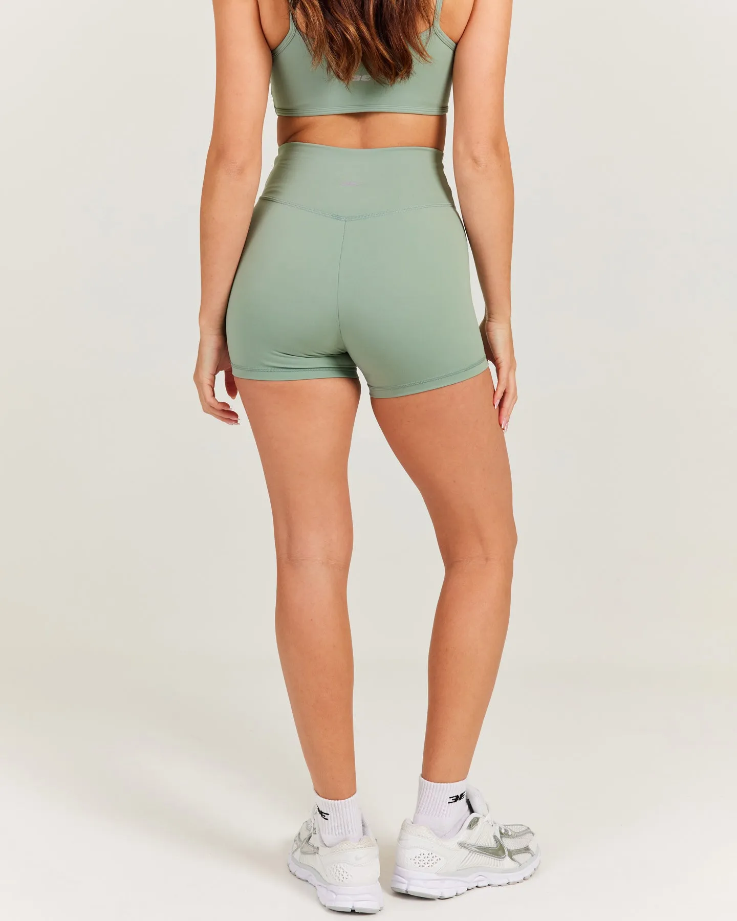 Aura Micro Cross Over Shorts - Dusty Sage sold by Elite Eleven product image thumbnail 2