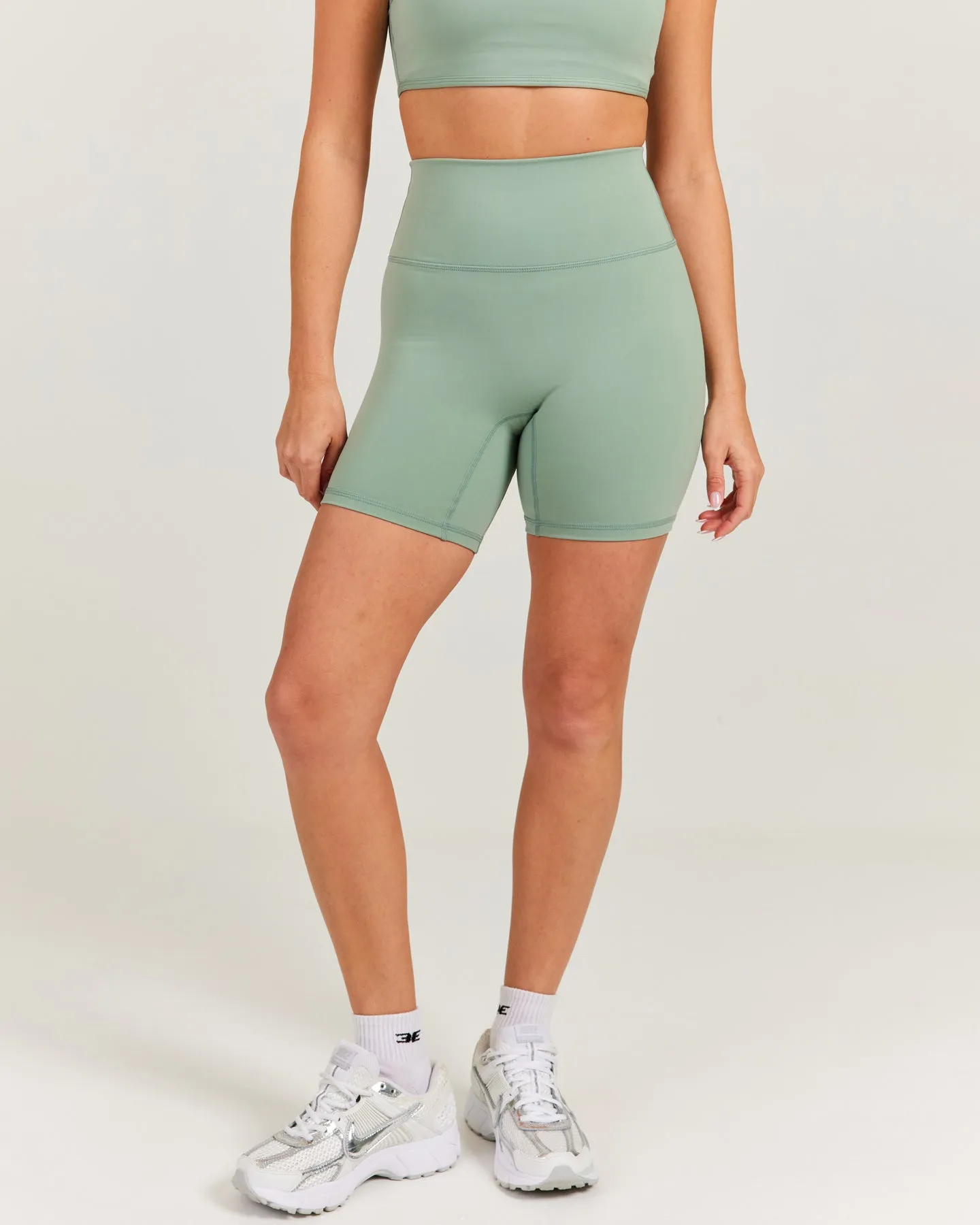 Aura SF Shorts - Dusty Sage sold by Elite Eleven