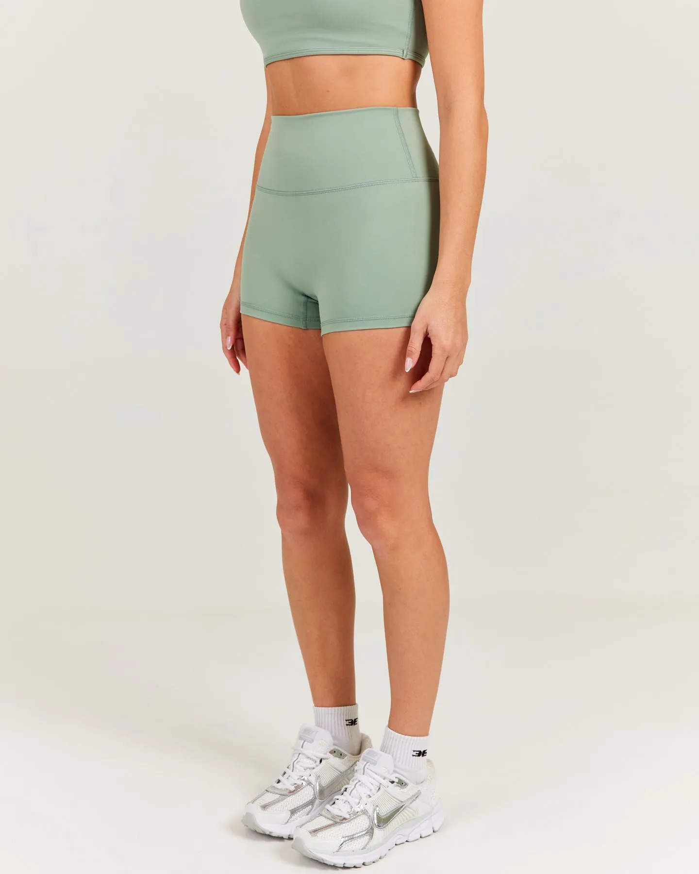 Aura SF Micro Shorts - Dusty Sage sold by Elite Eleven product image thumbnail 3