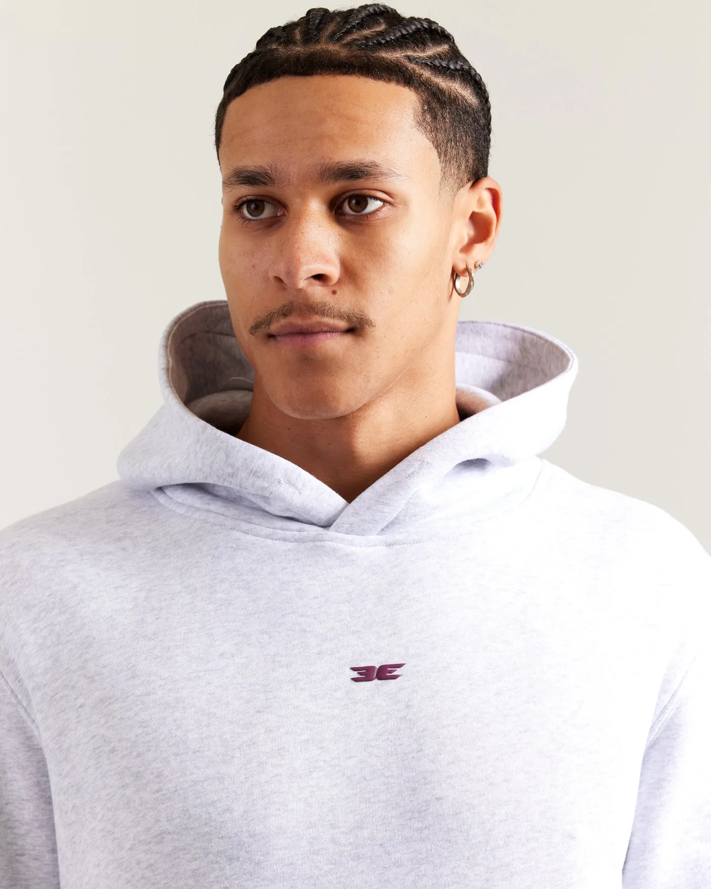Omni Men's Hoodie - Grey Marle/Cherry Cola sold by Elite Eleven product image thumbnail 4