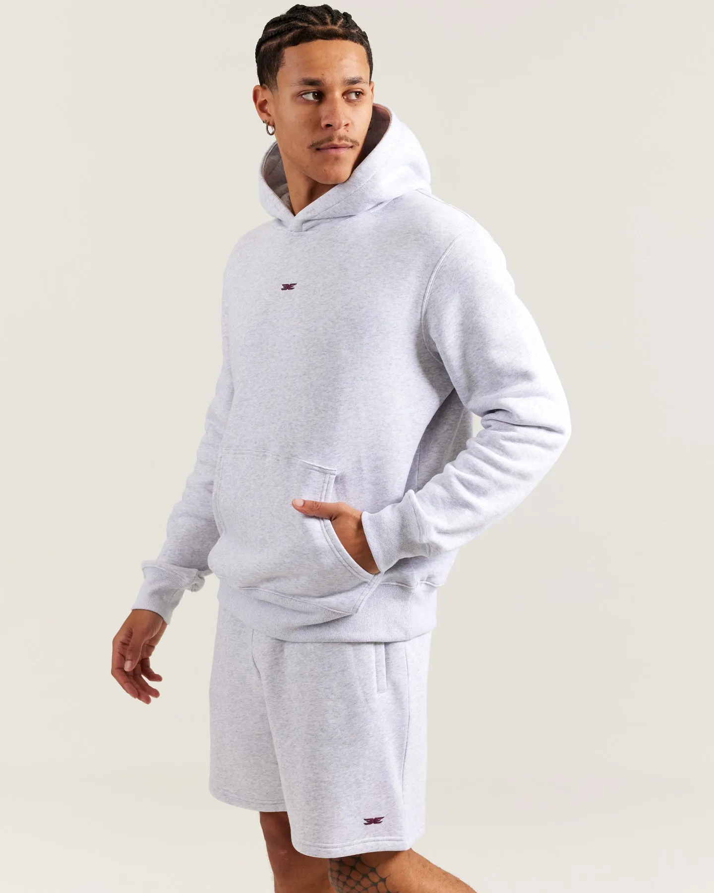 Omni Men's Hoodie - Grey Marle/Cherry Cola sold by Elite Eleven product image thumbnail 3