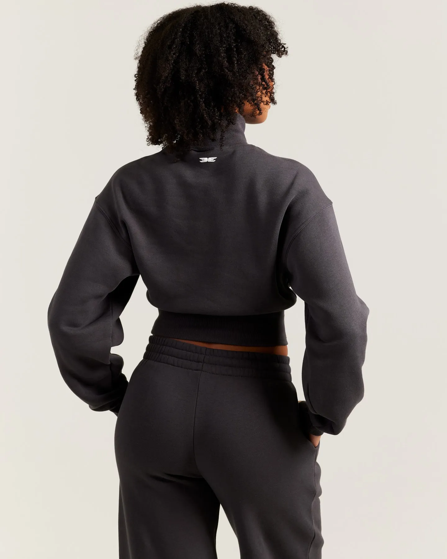 Omni Cropped Mock Neck - Charcoal sold by Elite Eleven product image thumbnail 2