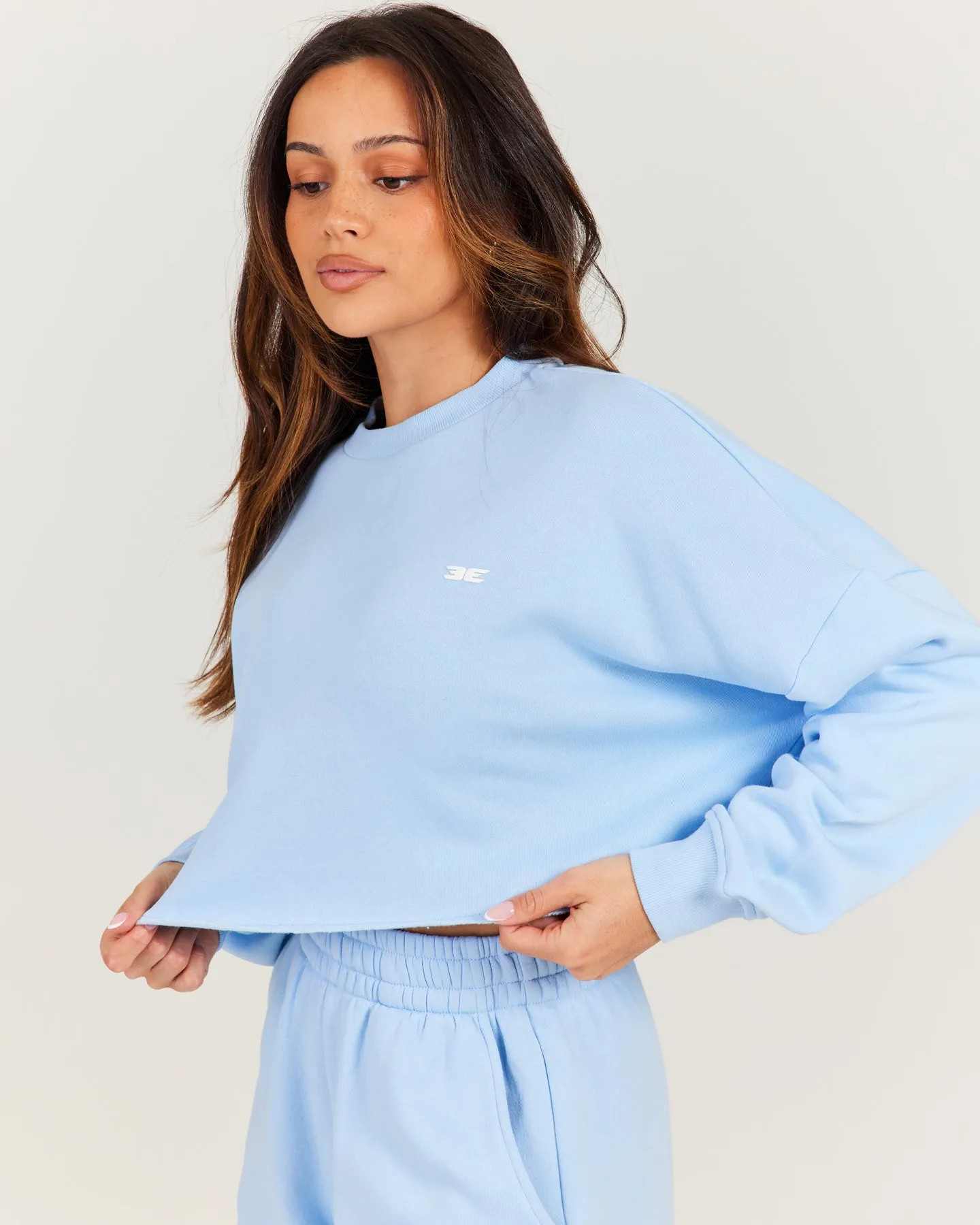 Omni Cropped Crewneck - Light Blue sold by Elite Eleven product image thumbnail 4