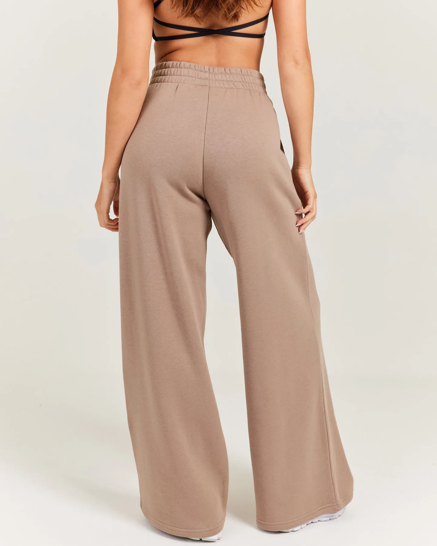 Omni Wide Leg Trackpants - Toasted Cashew sold by Elite Eleven product image thumbnail 2