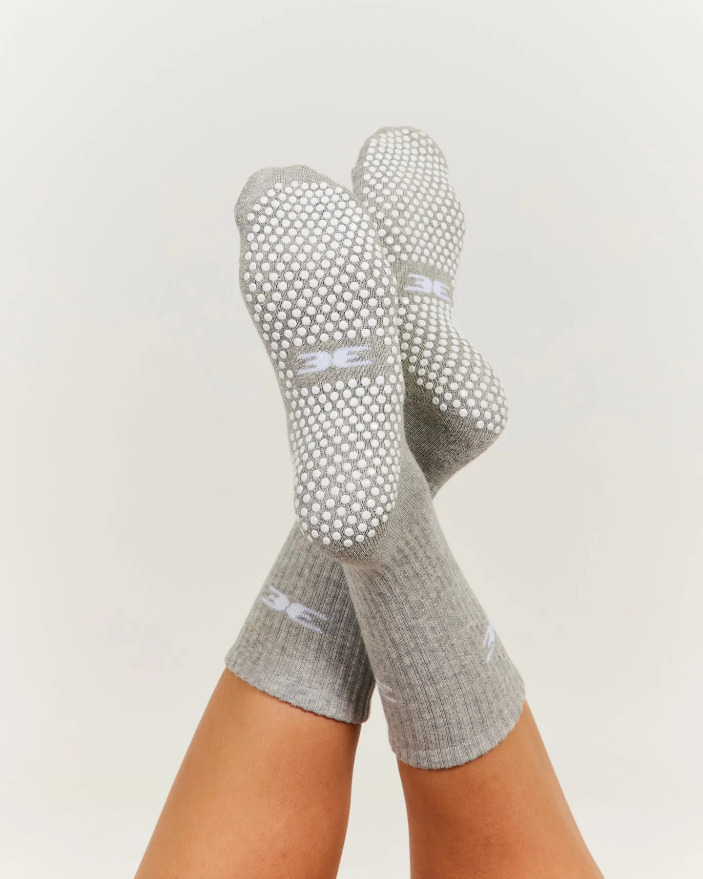 EE Crew Pilates Grip Socks - Grey/White sold by Elite Eleven product image thumbnail 4