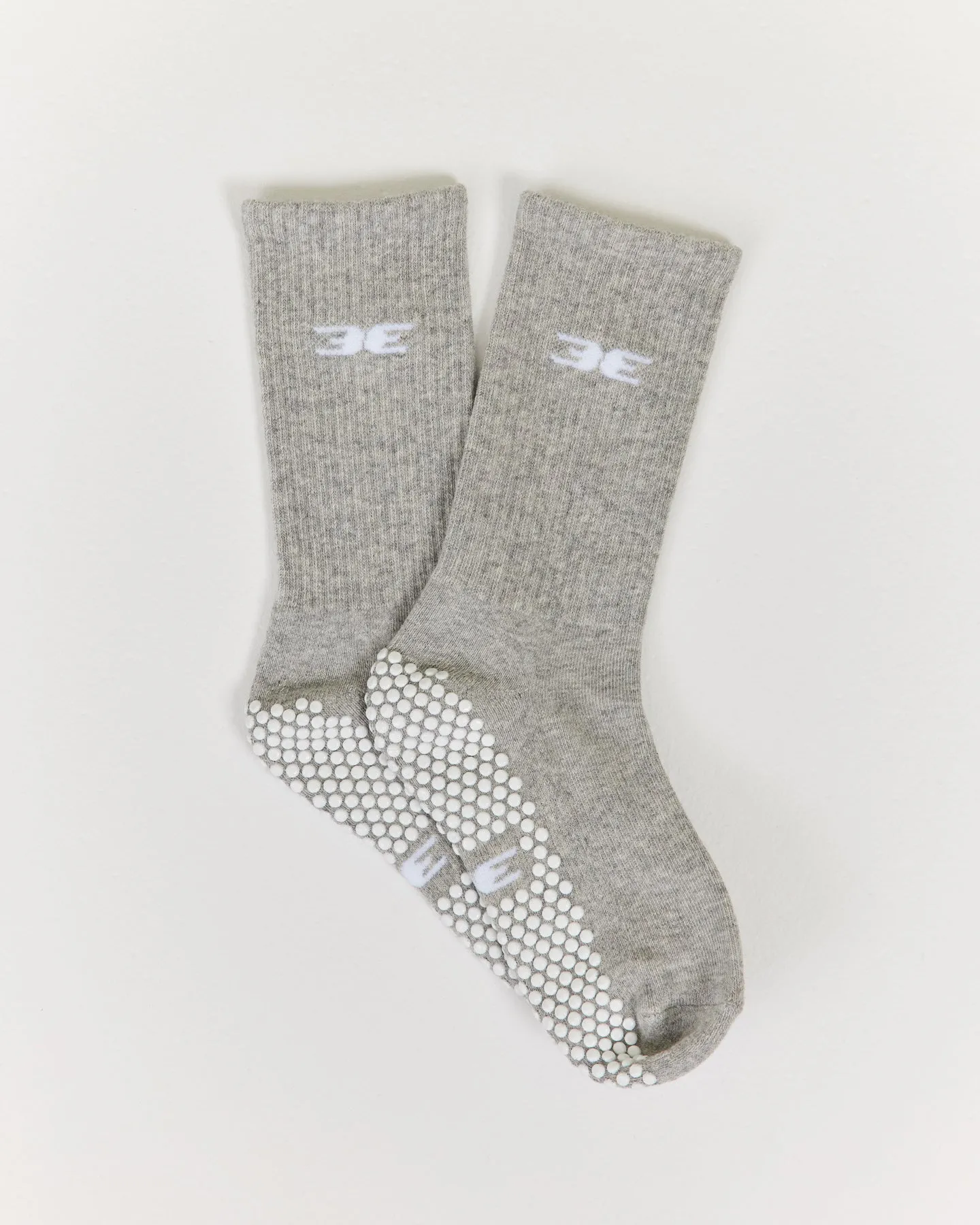EE Crew Pilates Grip Socks - Grey/White sold by Elite Eleven product image thumbnail 2