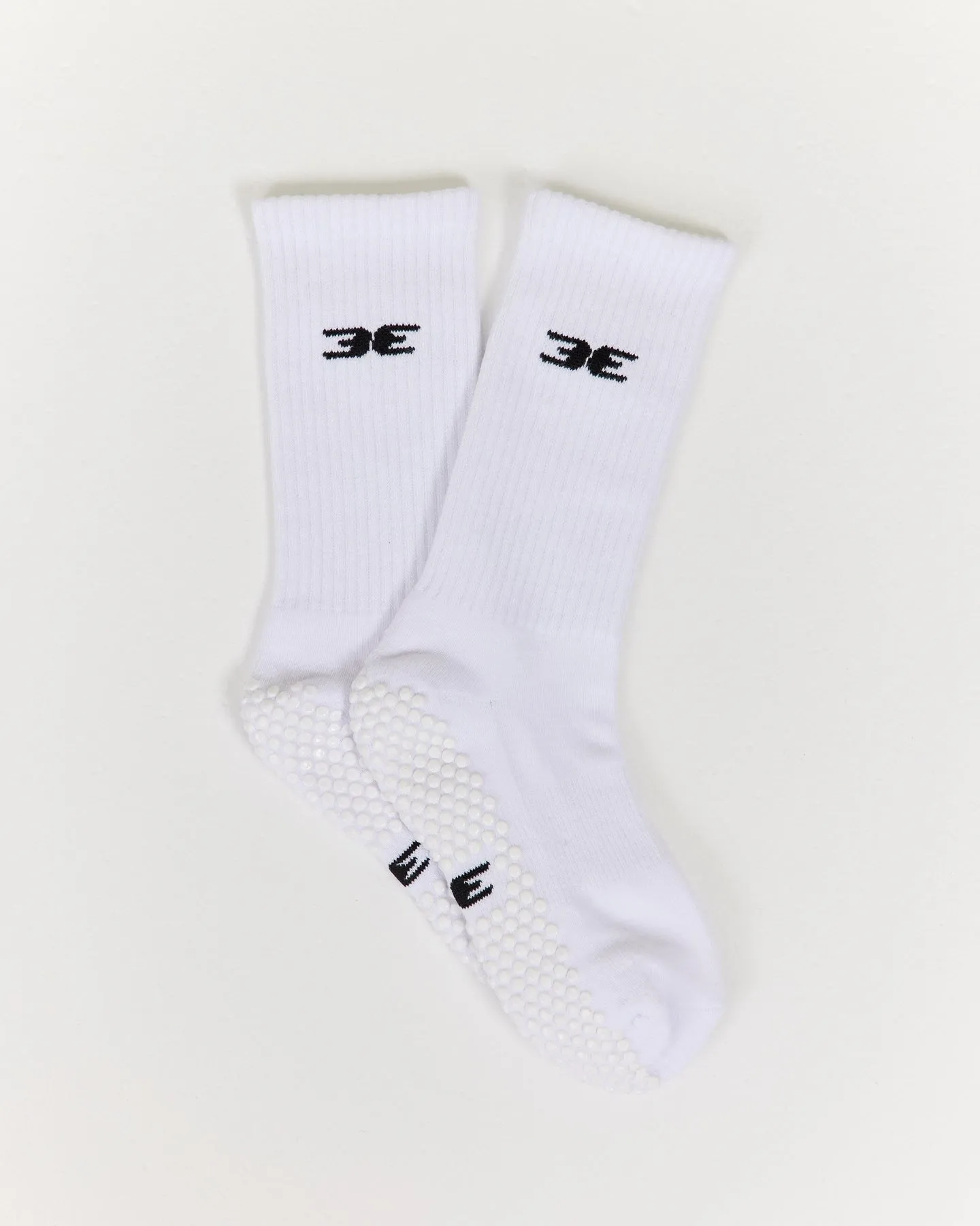 EE Crew Pilates Grip Socks - White/White sold by Elite Eleven product image thumbnail 2