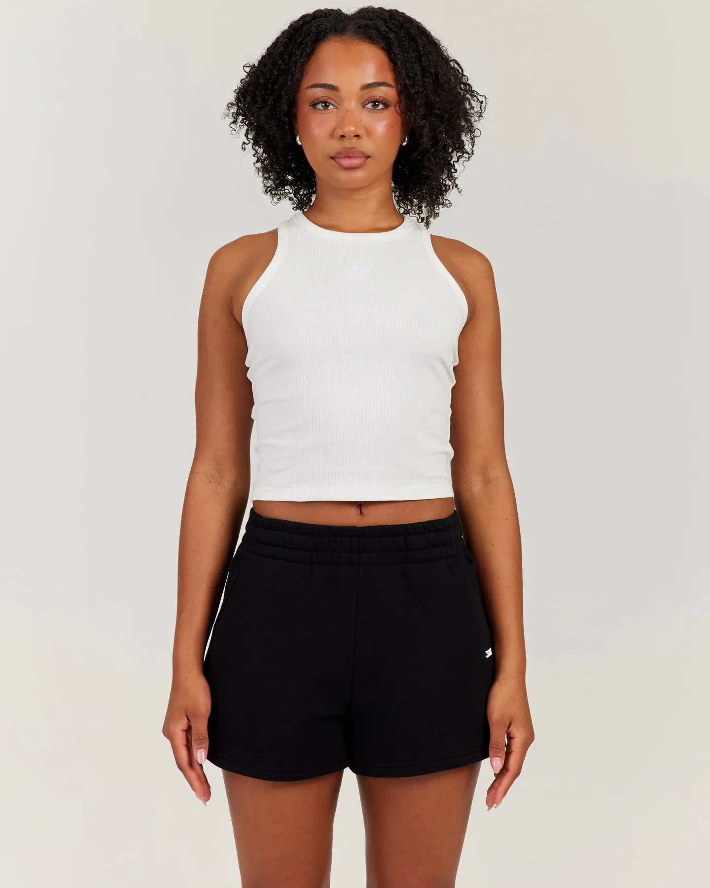 EE Ribbed Singlet - White sold by Elite Eleven