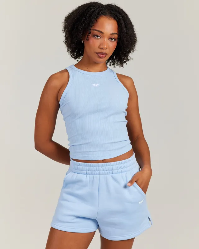 Ribbed Singlet - Light Blue sold by Elite Eleven