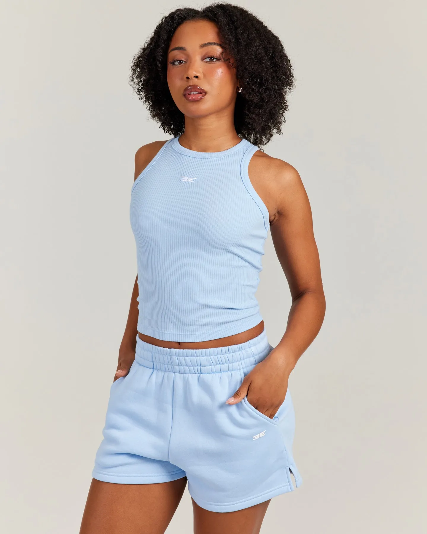 Ribbed Singlet - Light Blue sold by Elite Eleven product image thumbnail 3