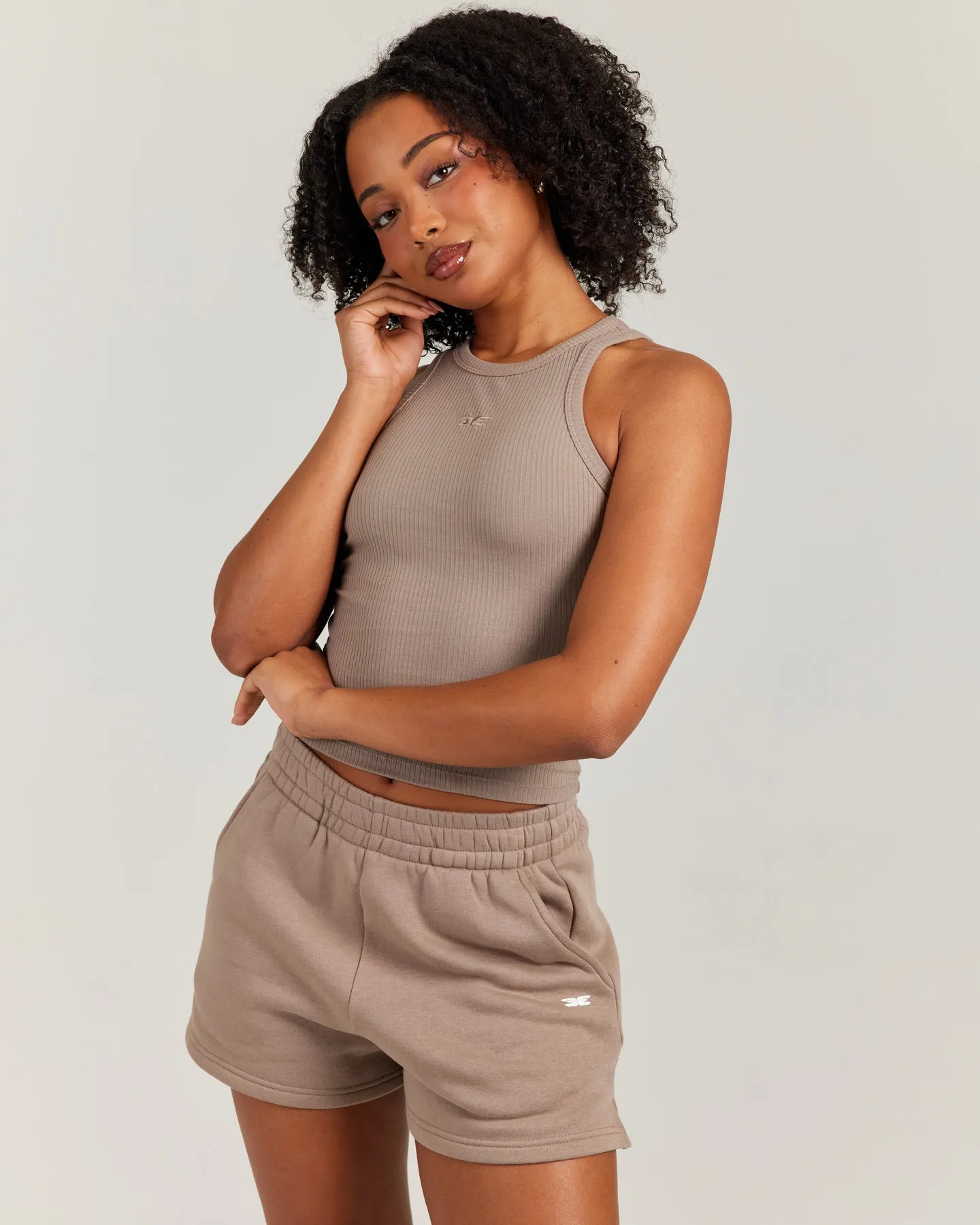 Ribbed Singlet - Toasted Cashew sold by Elite Eleven product image thumbnail 3