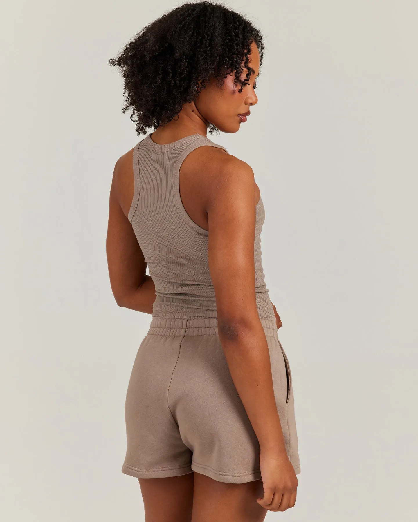 Ribbed Singlet - Toasted Cashew sold by Elite Eleven product image thumbnail 2