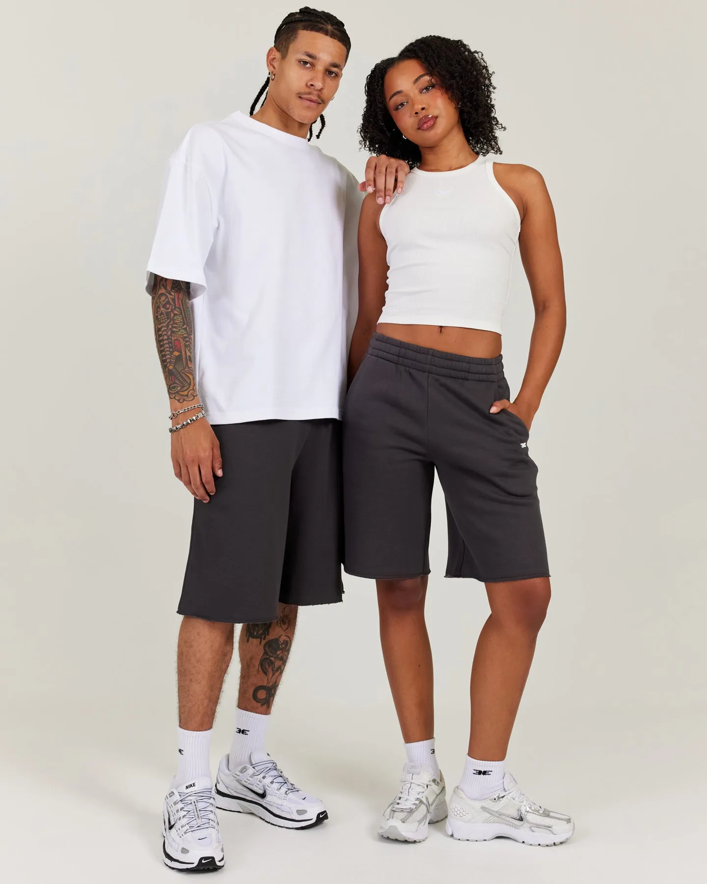 Omni Oversized Shorts - Charcoal sold by Elite Eleven