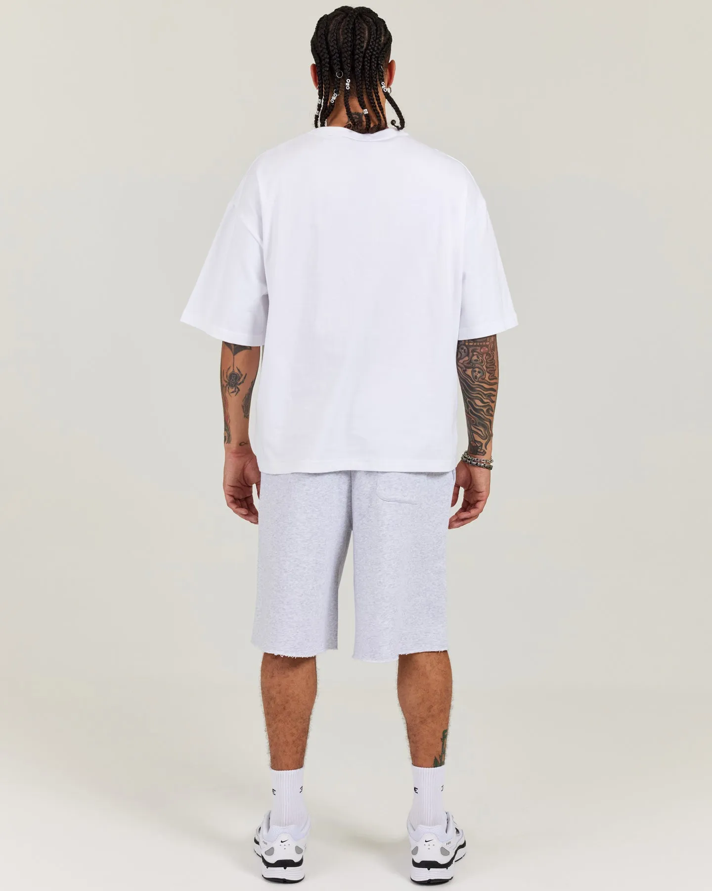 Omni Oversized Shorts - Grey Marle sold by Elite Eleven product image thumbnail 5