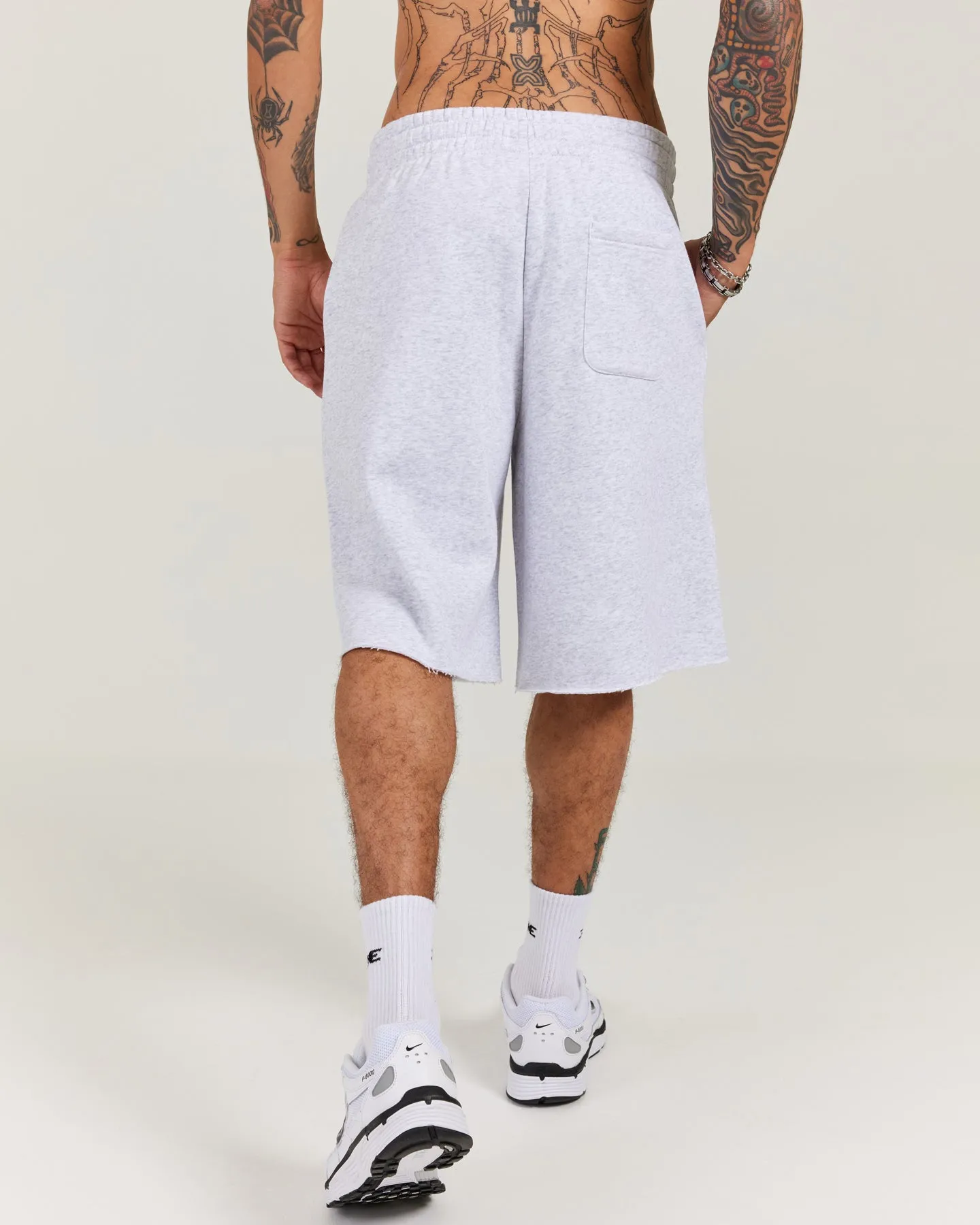 Omni Oversized Shorts - Grey Marle sold by Elite Eleven product image thumbnail 3