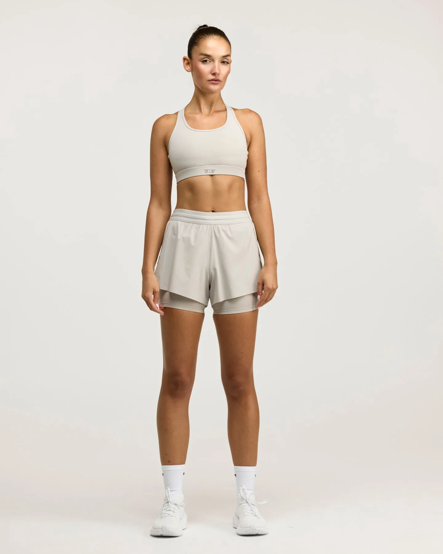 EE Ultra 2 in 1 Shorts - Stone Grey sold by Elite Eleven product image thumbnail 5