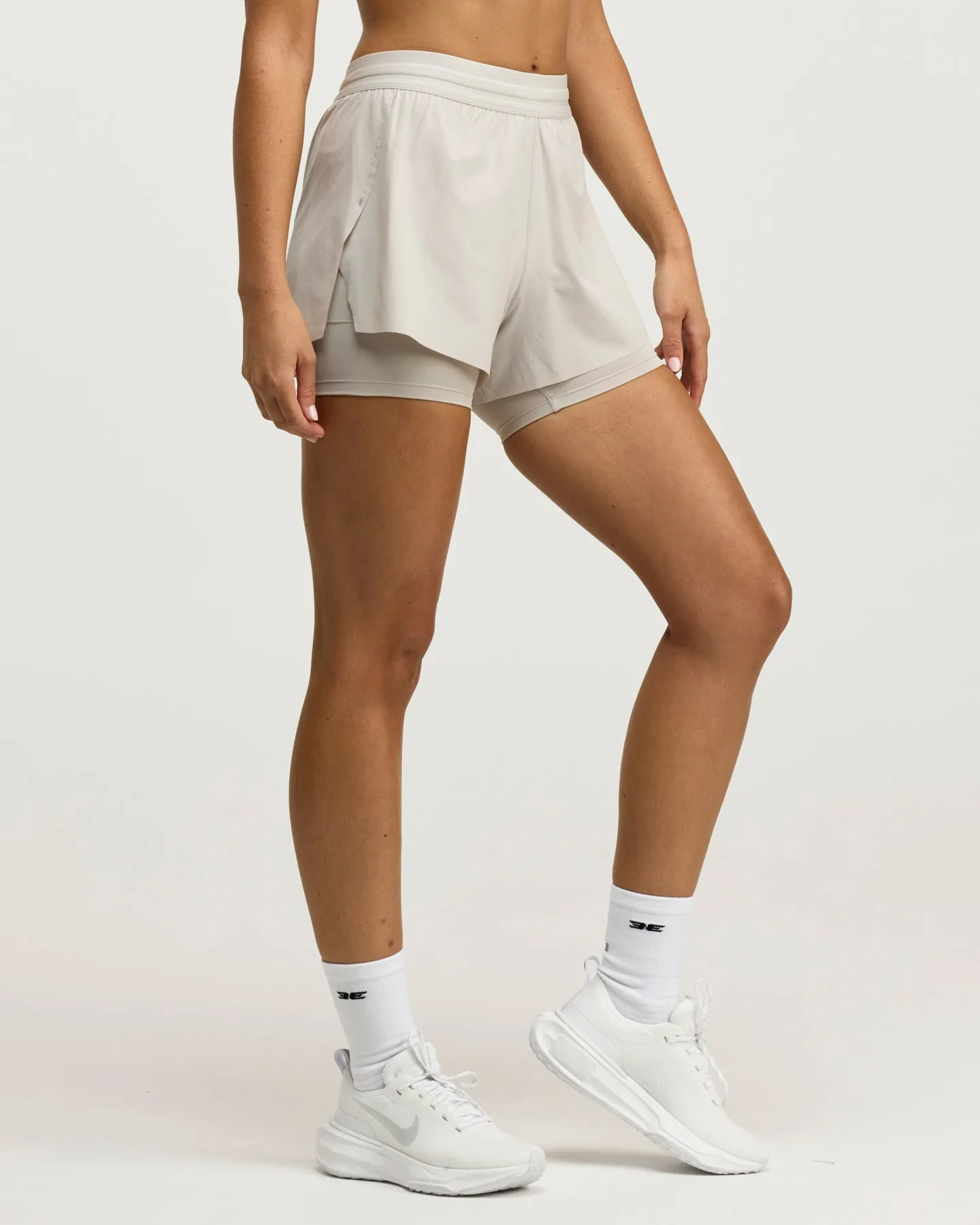EE Ultra 2 in 1 Shorts - Stone Grey sold by Elite Eleven product image thumbnail 2
