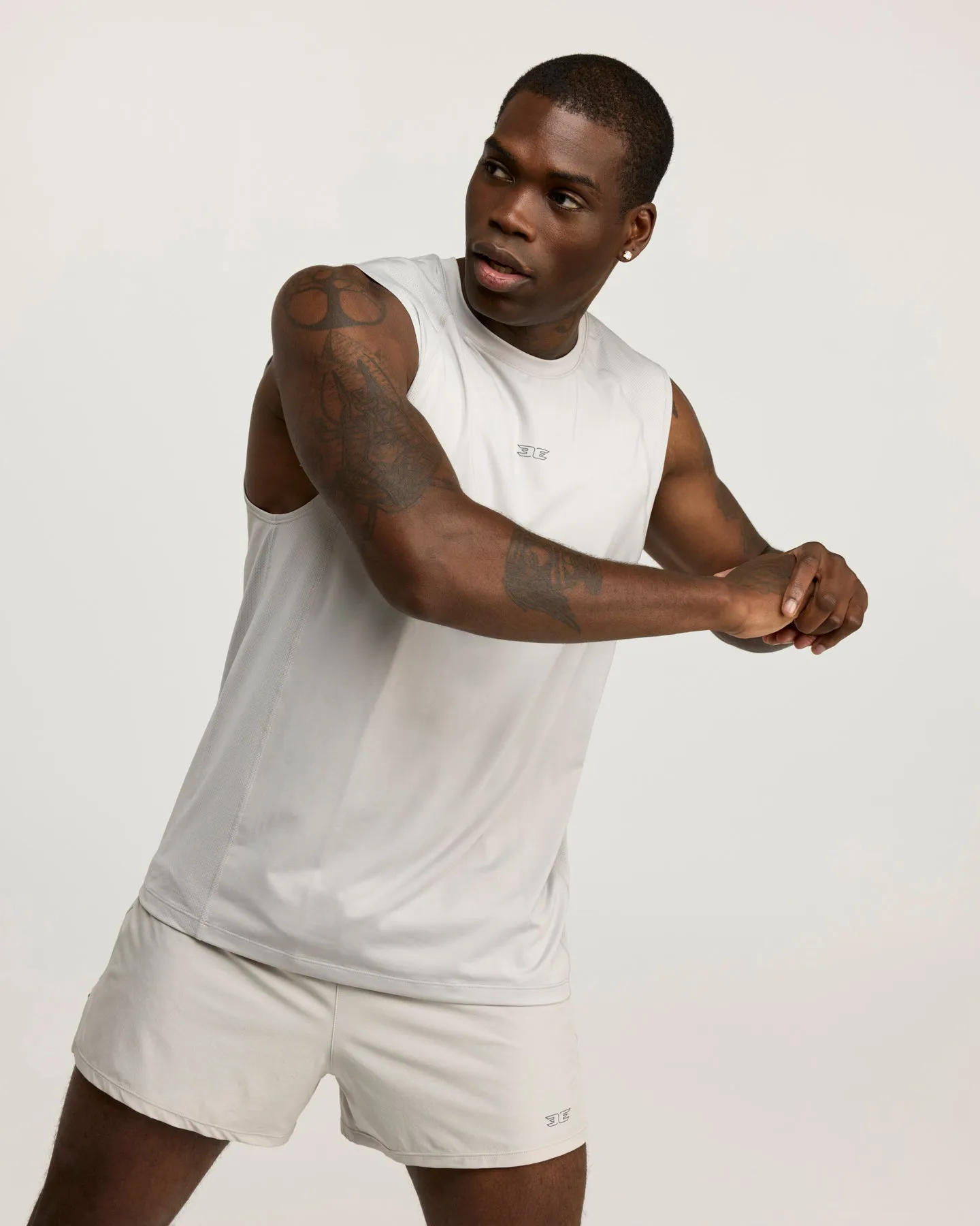 Men's ProSport Tank - Stone Grey sold by Elite Eleven product image thumbnail 3