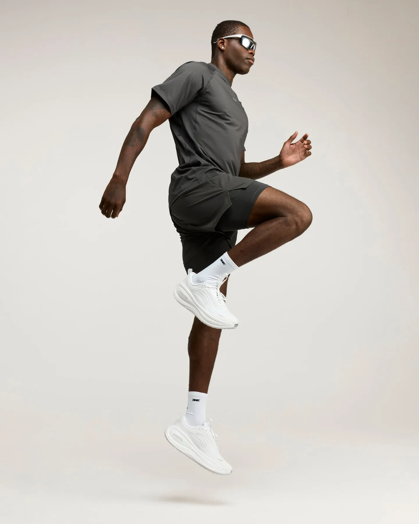 Men's Ultra 2 in 1 Shorts - Charcoal sold by Elite Eleven product image thumbnail 5