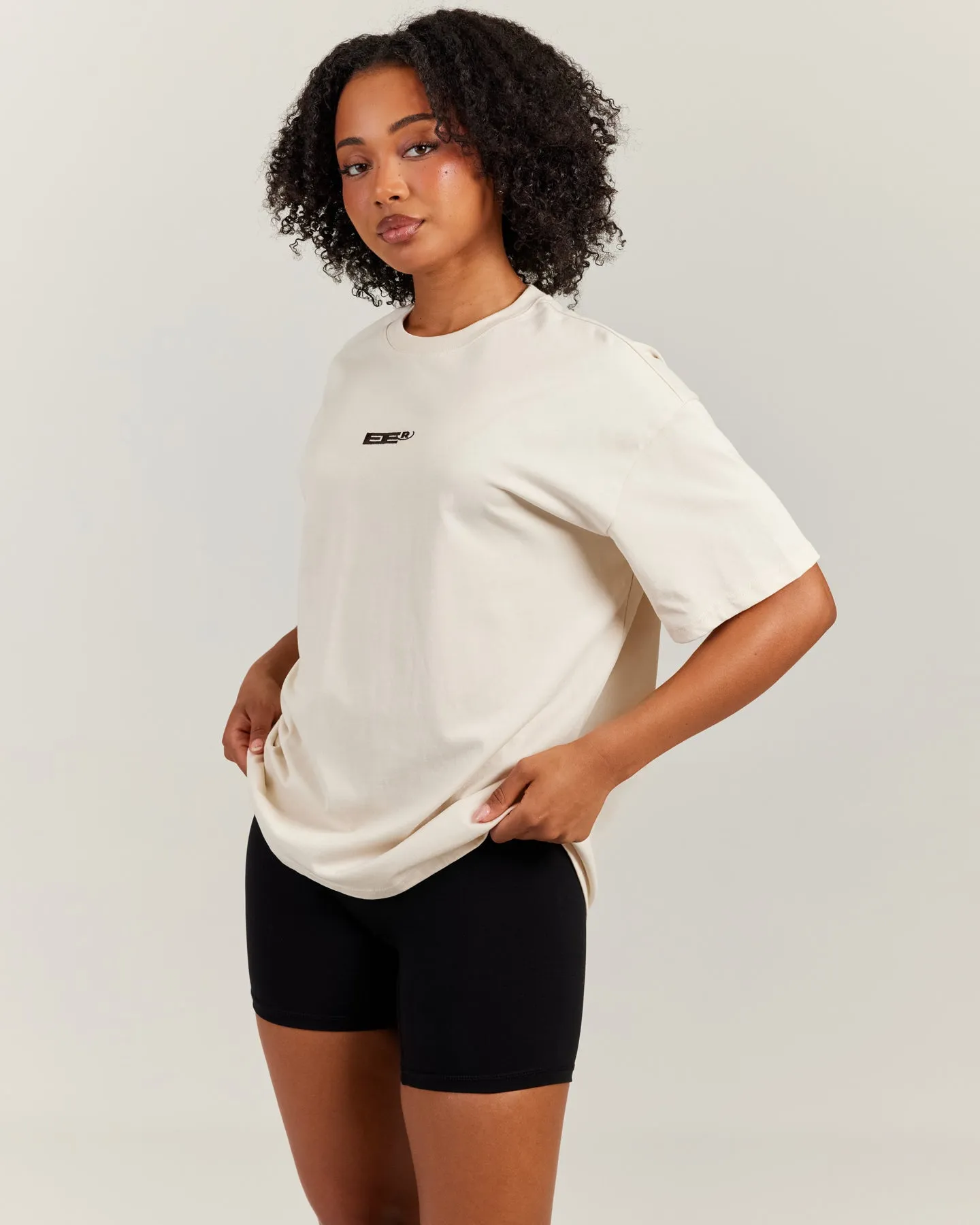 Arc Women's Oversize Tee - Bone sold by Elite Eleven product image thumbnail 3