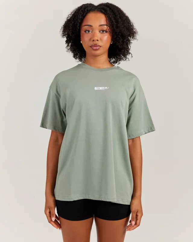 Arc Women's Oversize Tee - Dusty Sage made by Elite Eleven